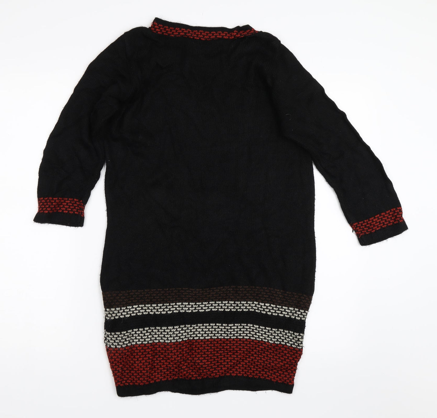 Peacocks Womens Black   Tunic Jumper Size 8