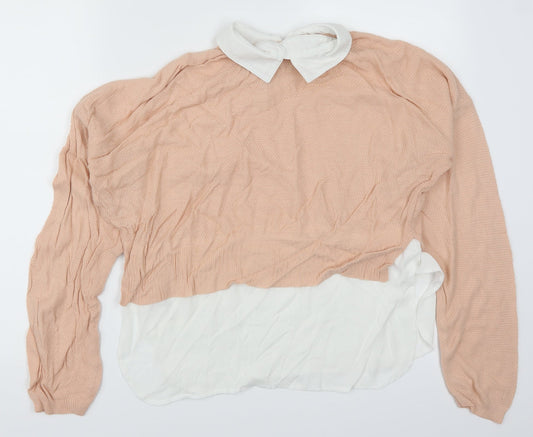 Slect Womens Pink   Pullover Jumper Size 10