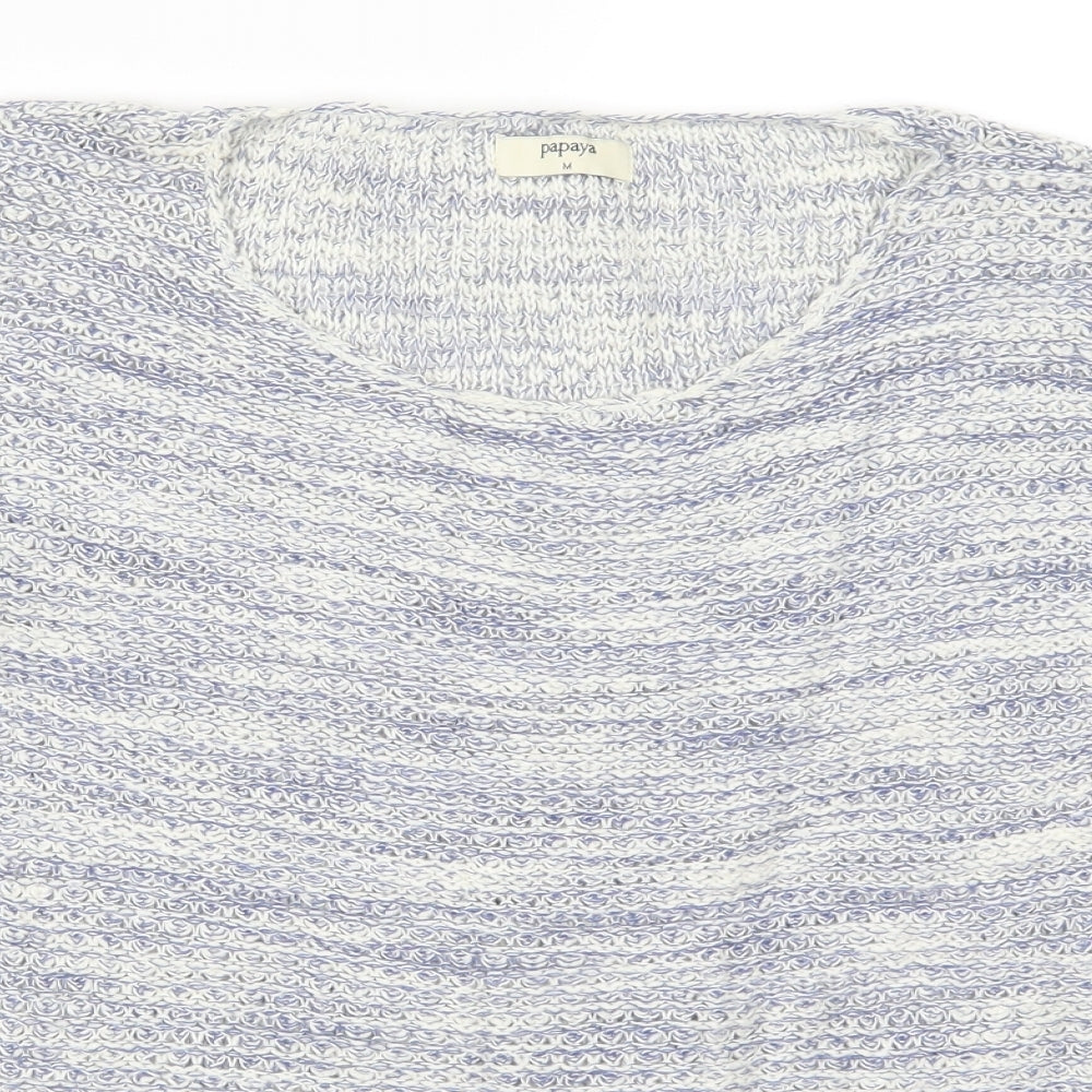 Papaya Womens Blue   Pullover Jumper Size M