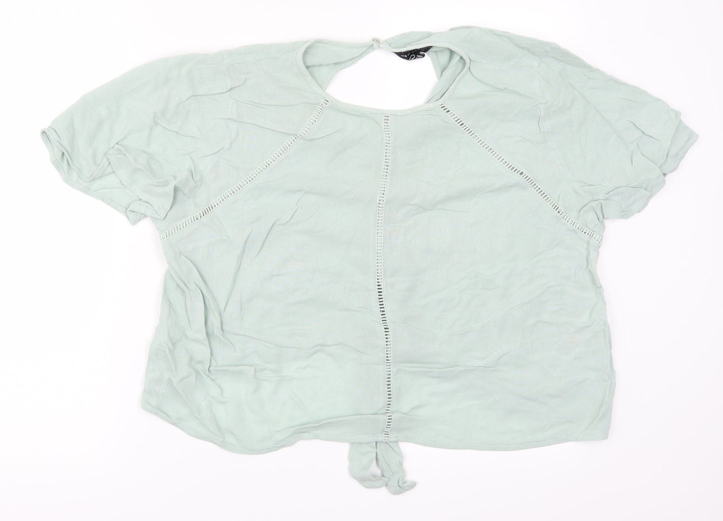 New Look Womens Green   Basic Blouse Size 16