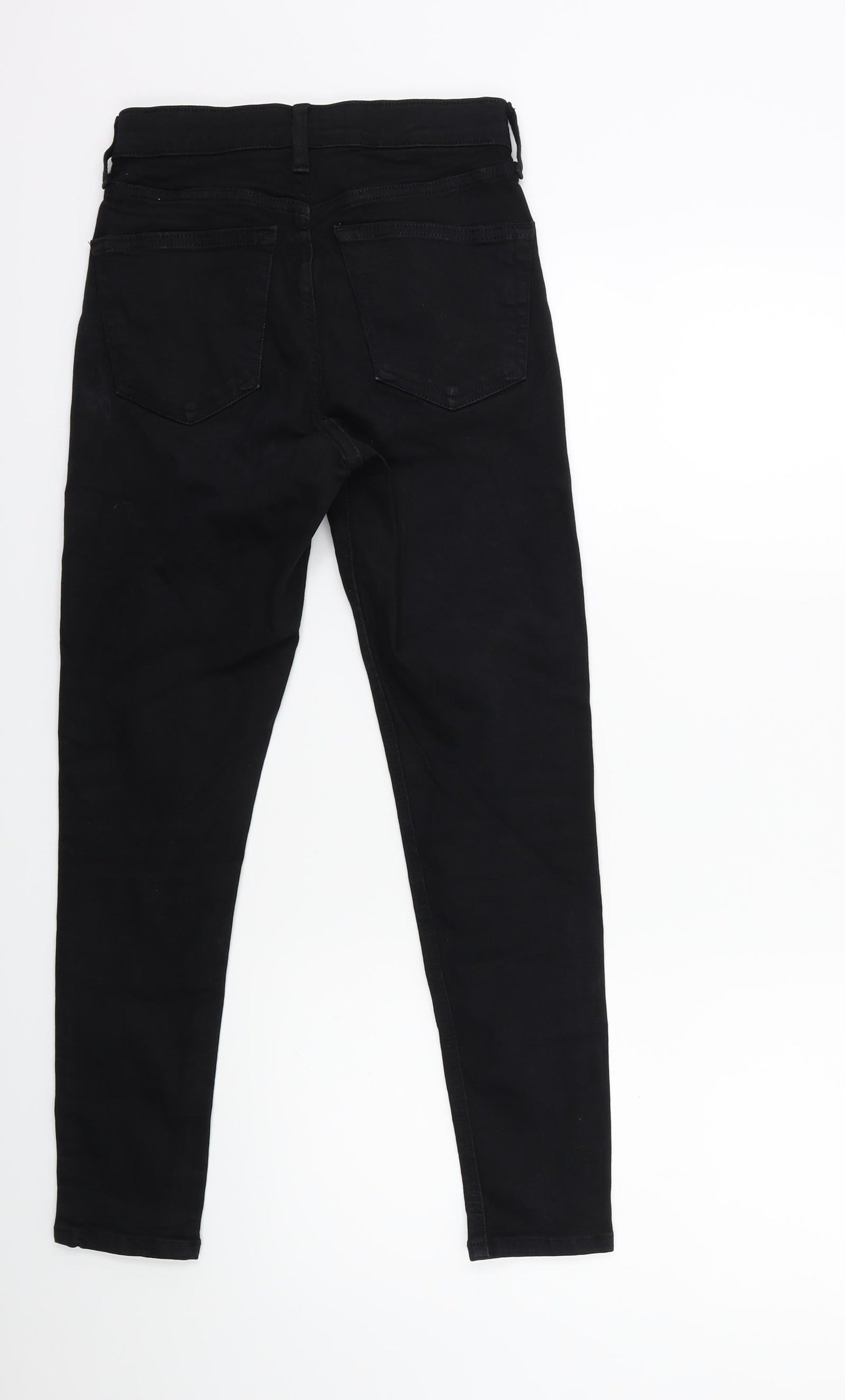 Topshop Womens Black  Denim Skinny Jeans Size 26 in L30 in