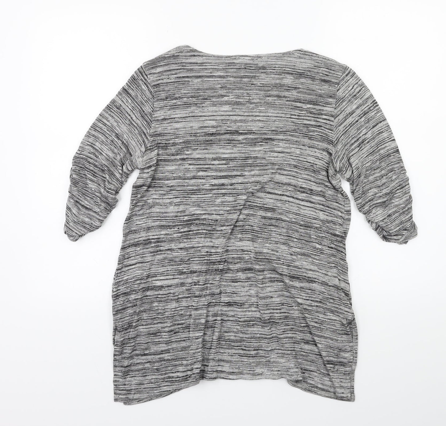 For Cynthia Womens Grey   Basic T-Shirt Size L