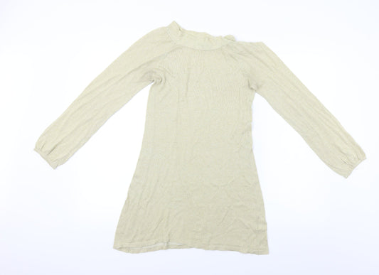 Miso  Womens Beige   Basic Blouse Size 8