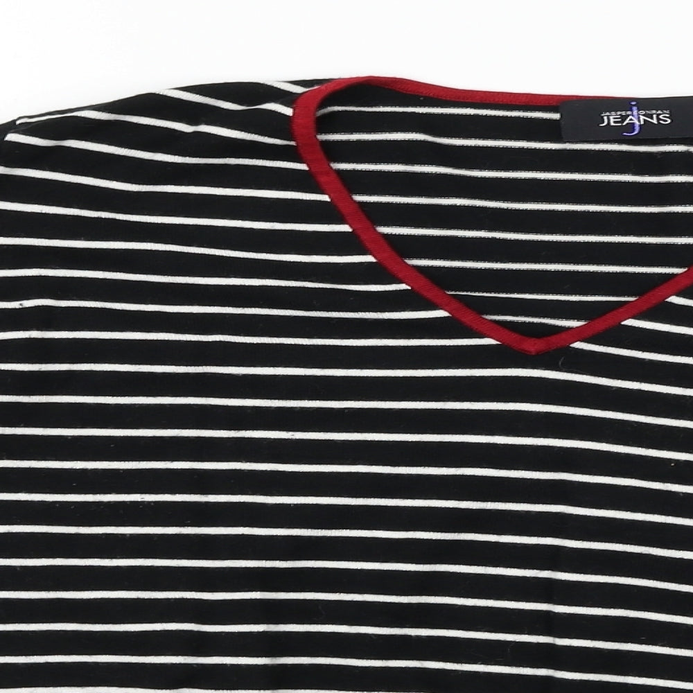 Debenhams  Womens Black Striped  Pullover Jumper Size L