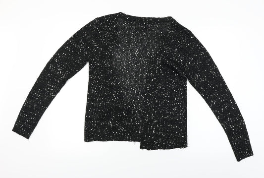 Tg Womens Black   Cardigan Jumper Size 16