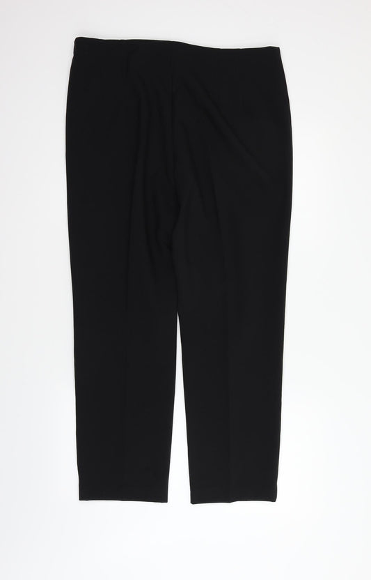 Marks and Spencer Womens Black   Trousers  Size 14 L25 in