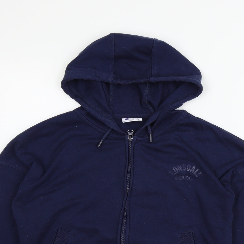 Lonsdale Womens Blue   Full Zip Jumper Size 10