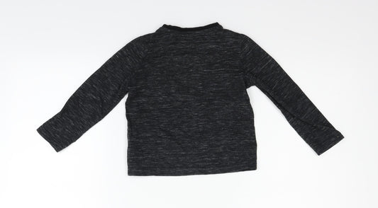 Nutmeg Boys Black   Basic T-Shirt Size 3-4 Years