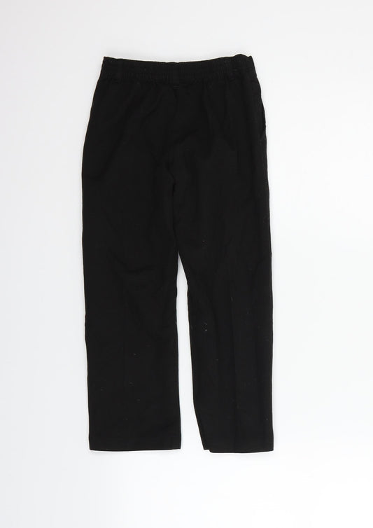 George Girls Black   Chino Trousers Size 5-6 Years