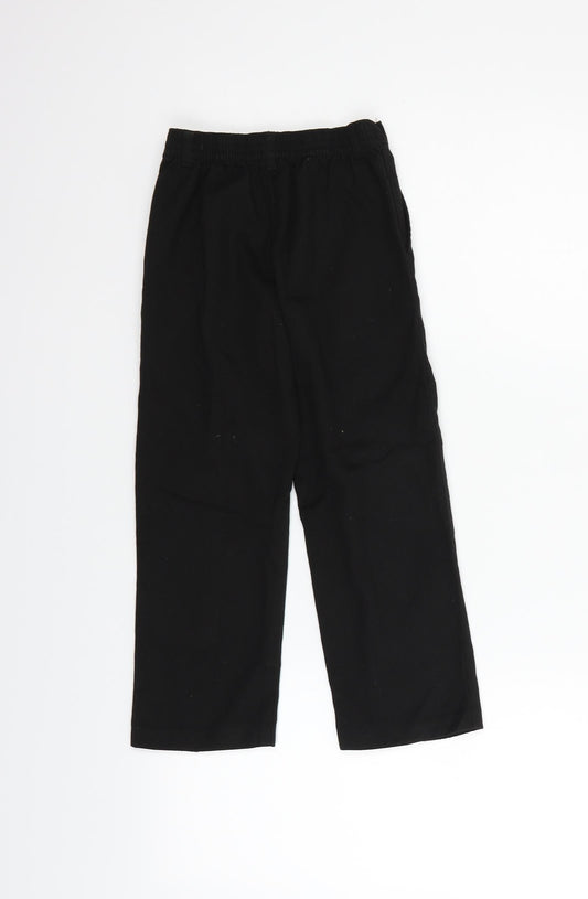 George Boys Black   Chino Trousers Size 5-6 Years