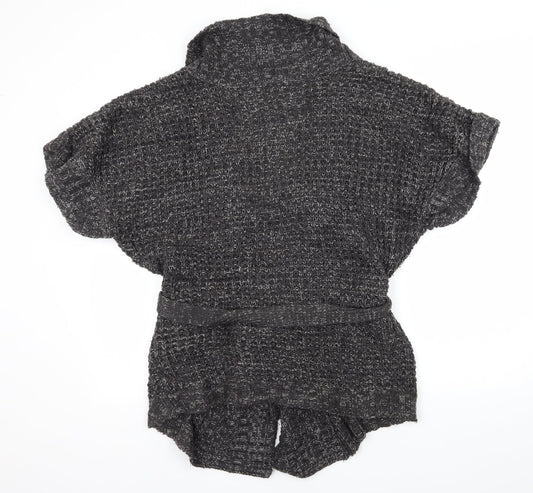 Evie Womens Grey  Knit Cardigan Jumper Size 12