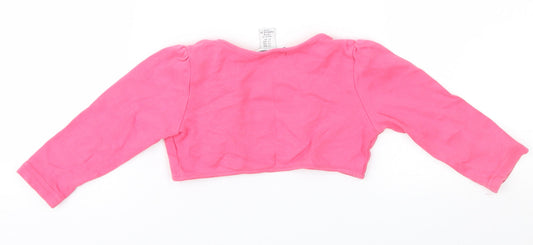 Maggie & Zoe Girls Pink   Cardigan Jumper Size 12-18 Months