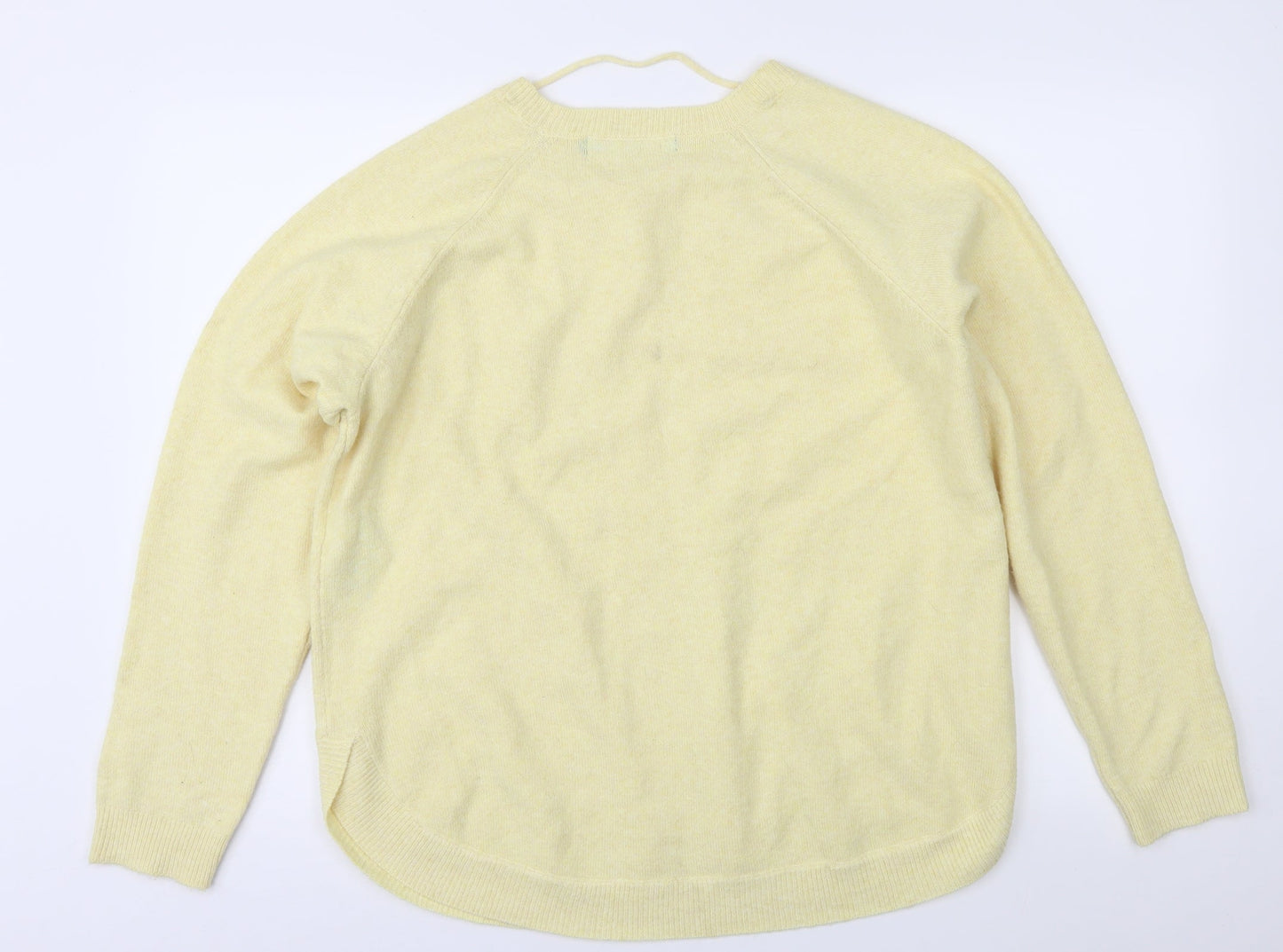 VERO MODA Womens Yellow  Knit Pullover Jumper Size XL
