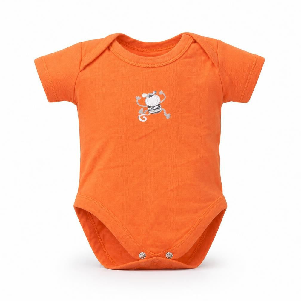 George Boys Orange   Basic T-Shirt Size 0-3 Months