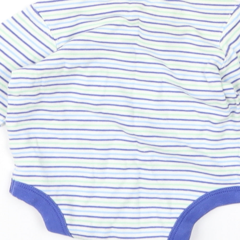 Gap Boys Blue Striped  Basic T-Shirt Size 0-3 Months