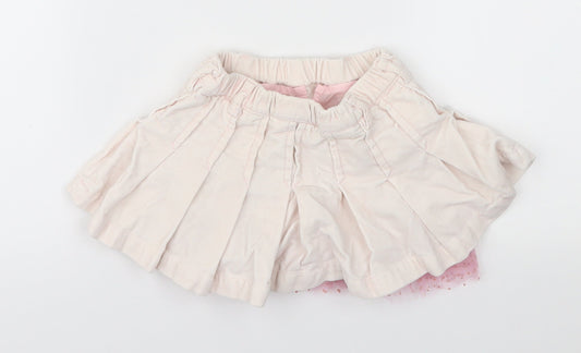 U&E Girls Pink   Pleated Skirt Size 12 Months
