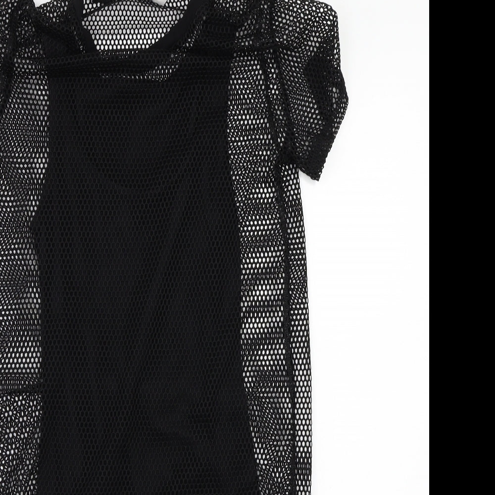 H&M Womens Black   T-Shirt Dress  Size 2