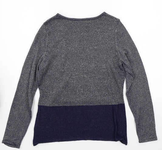 Avenue Womens Blue   Pullover Jumper Size M