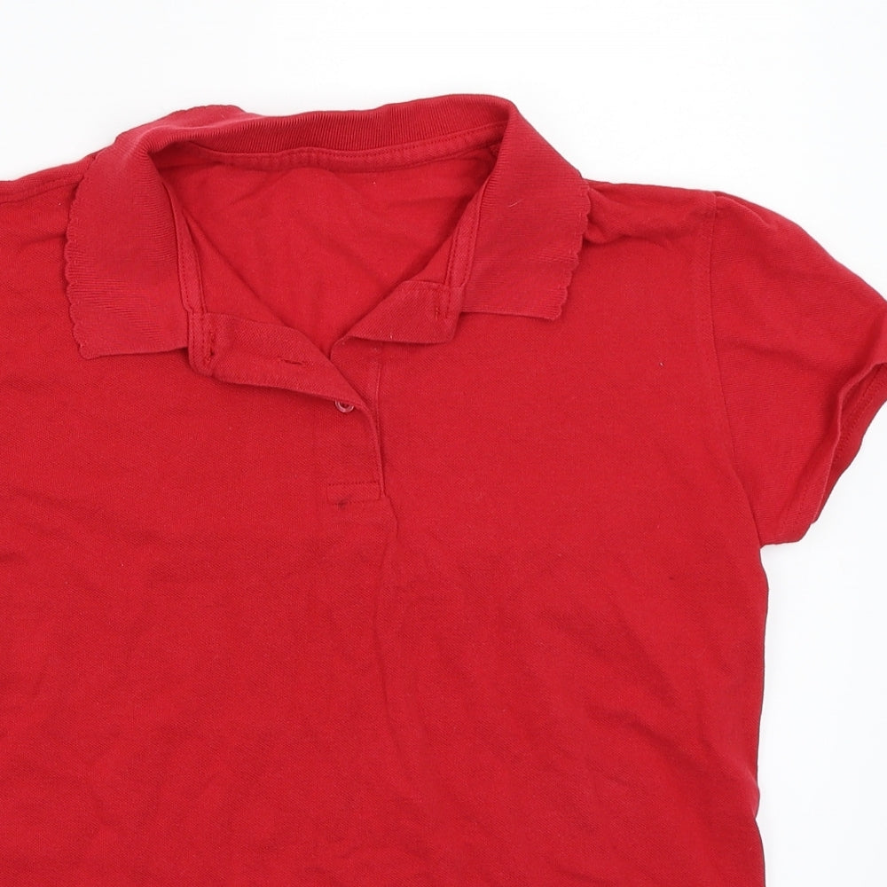 George Girls Red   Basic Polo Size 15 Years