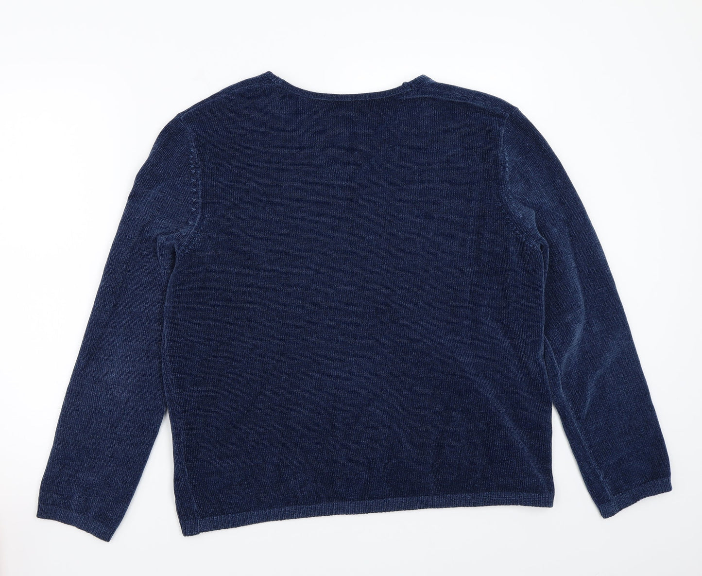 Great plans Womens Blue   Pullover Jumper Size 10