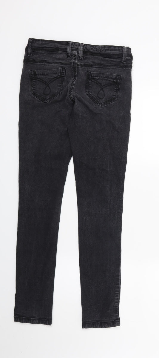 Primark Womens Black  Denim Skinny Jeans Size 28 in L27 in
