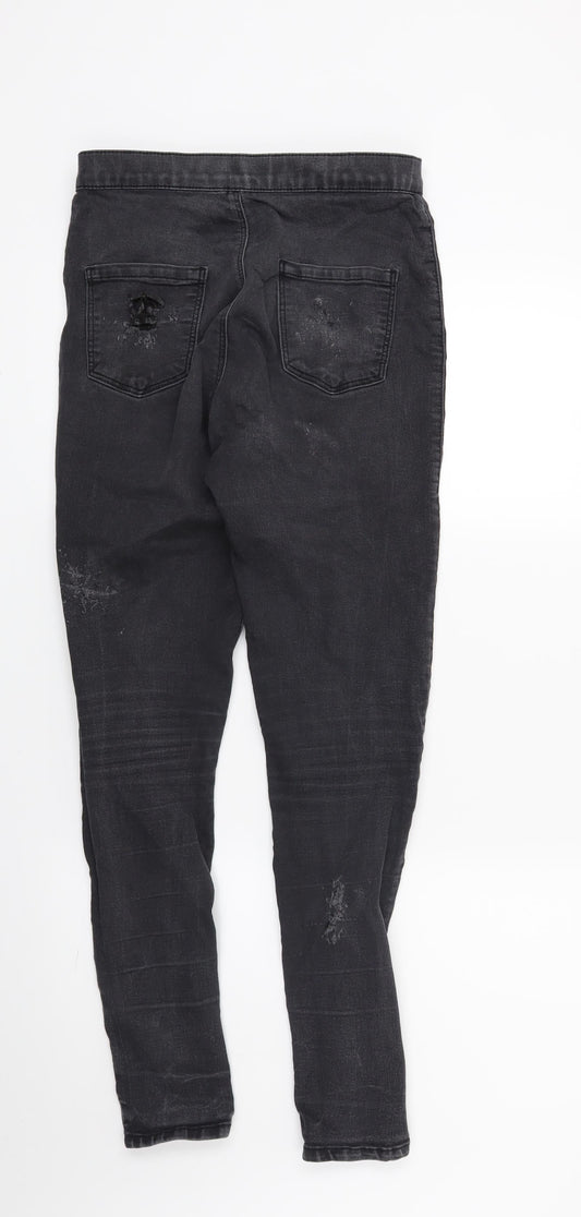 Top shop Womens Black  Denim Jegging Jeans Size 28 in L26 in