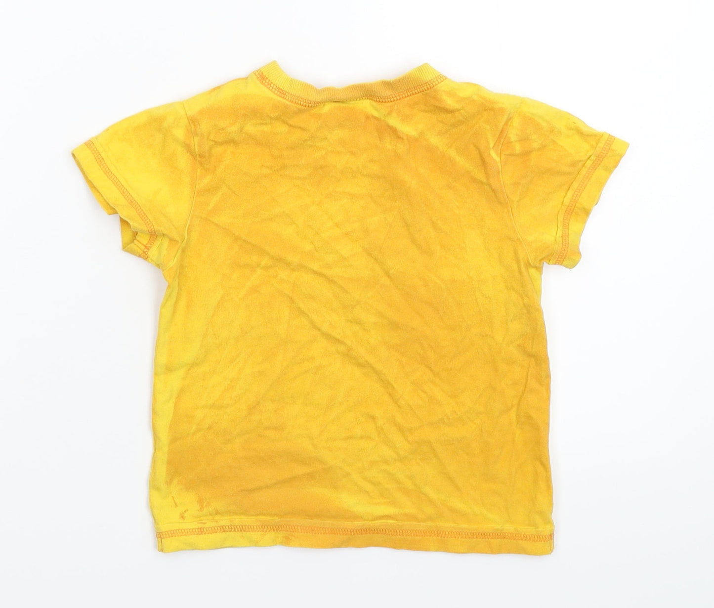 Adams Boys Yellow   Basic T-Shirt Size 2 Years