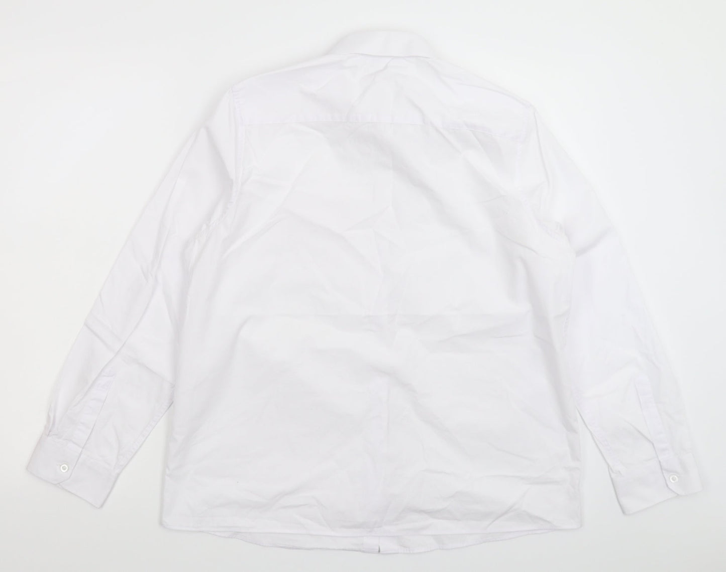 Marks and Spencer Girls White   Basic Button-Up Size 16 Years