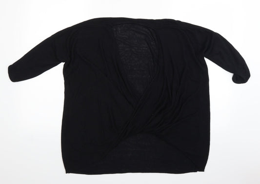 River Island Womens Black   Basic Blouse Size 8  - oversized