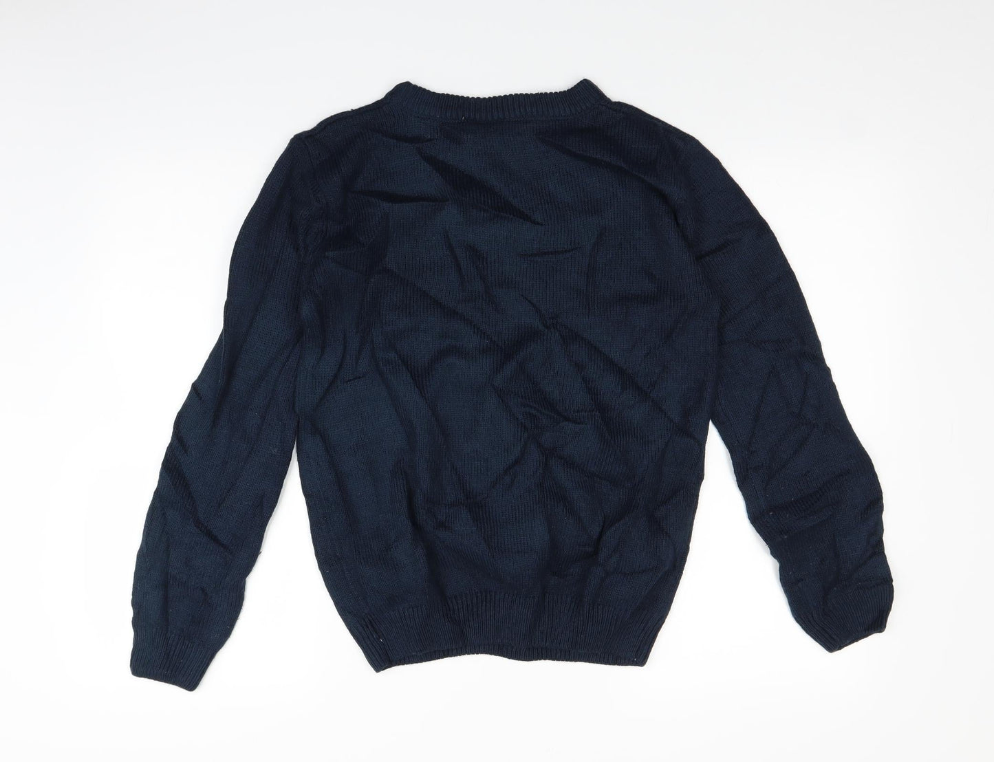 Disney Womens Blue  Knit Pullover Jumper Size 6