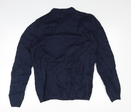 Threadbare Mens Blue   Pullover Jumper Size M