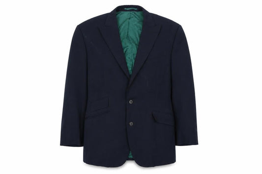 Preworn Mens Blue Striped  Jacket Blazer Size 36