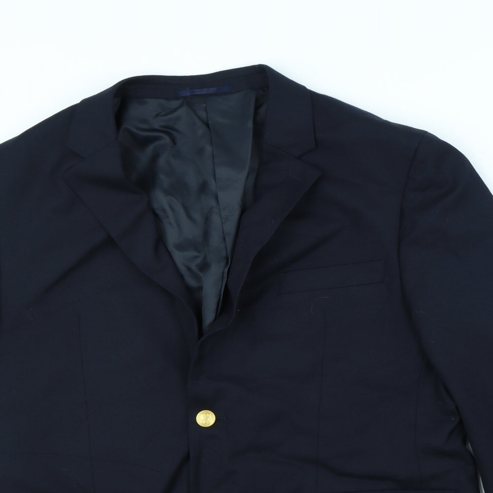 Preworn Mens Blue   Jacket  Size 38  - shoulder pads