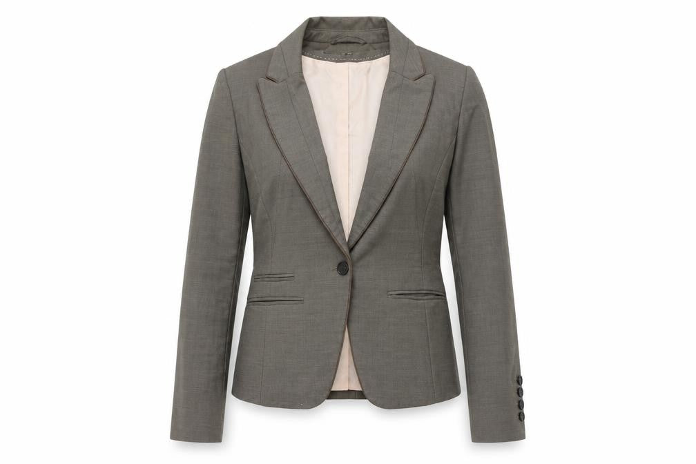 Next Womens Brown   Jacket  Size 6  - shoulder pads