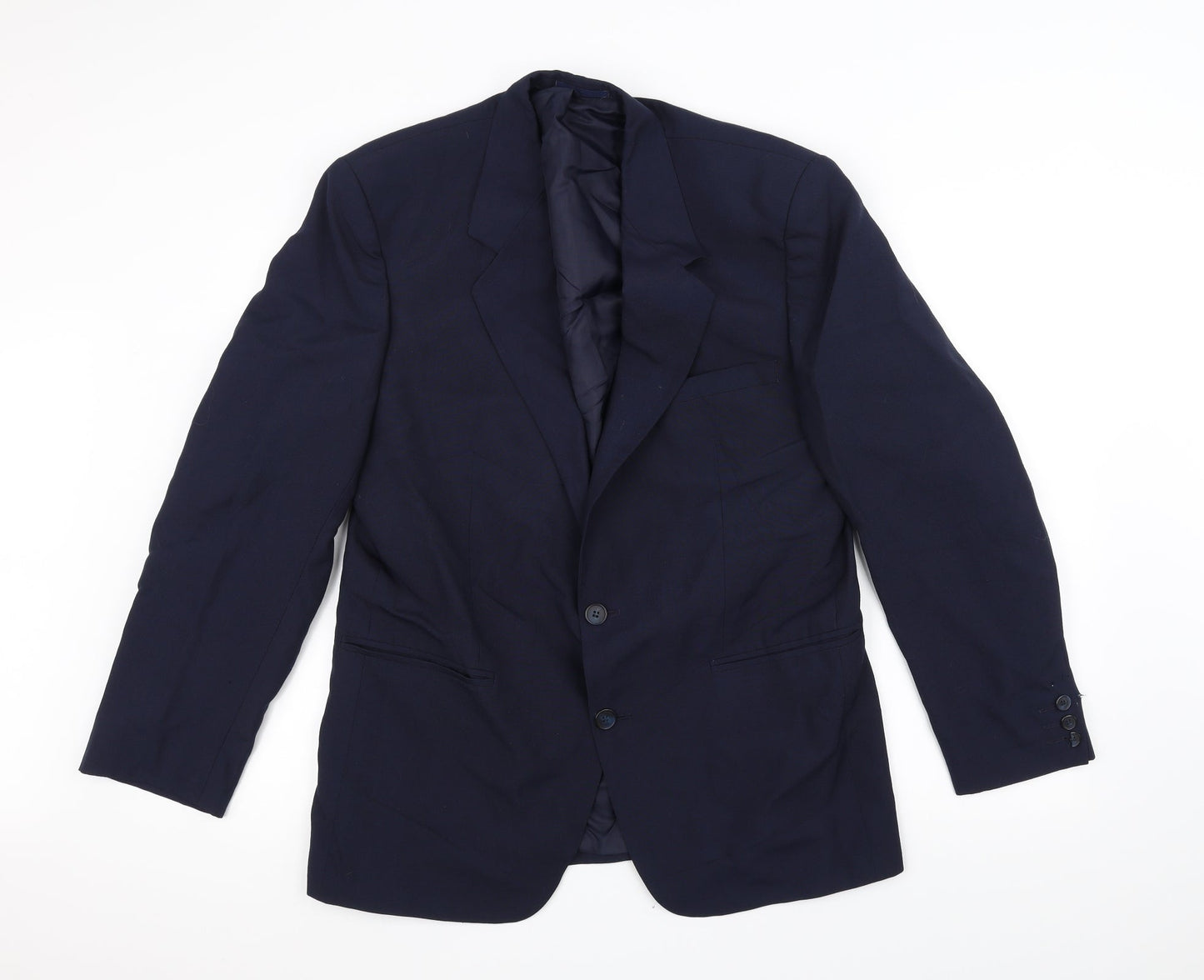 Preworn Mens Blue   Jacket Suit Jacket Size 42