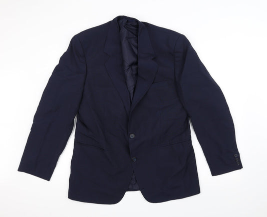 Preworn Mens Blue   Jacket Suit Jacket Size 42