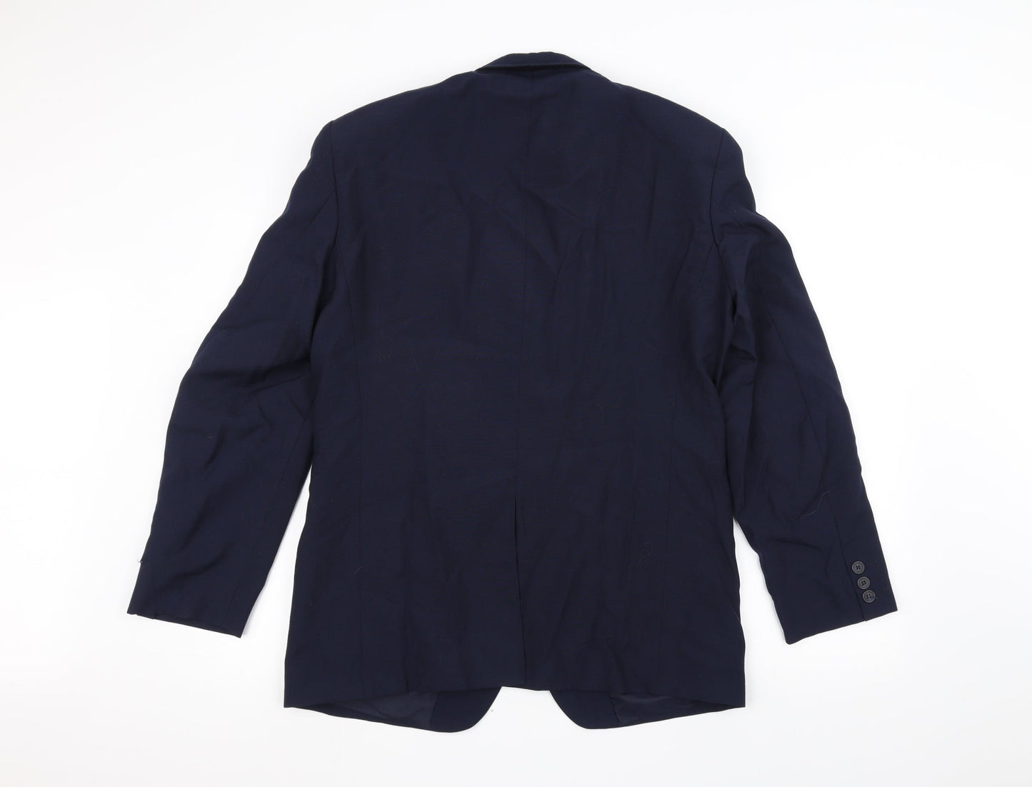 Preworn Mens Blue   Jacket Suit Jacket Size 42
