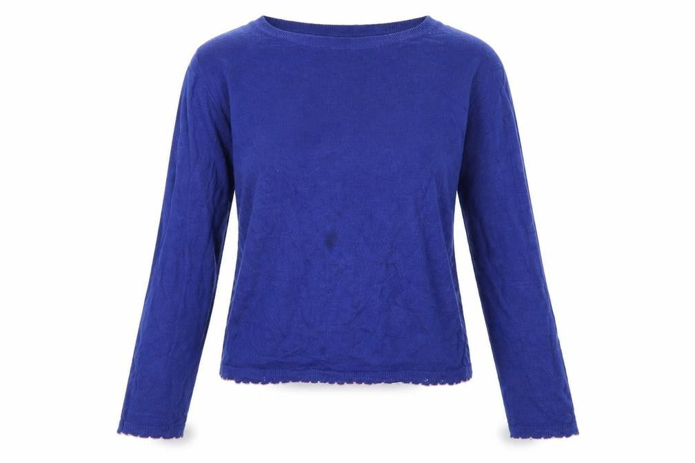 UNI Womens Blue   Basic T-Shirt Size M
