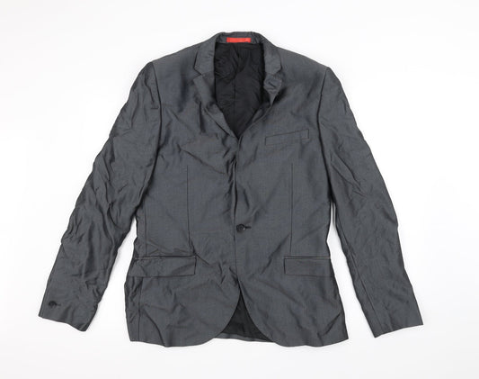 Ventuno 21 Mens Grey   Jacket Suit Jacket Size 34