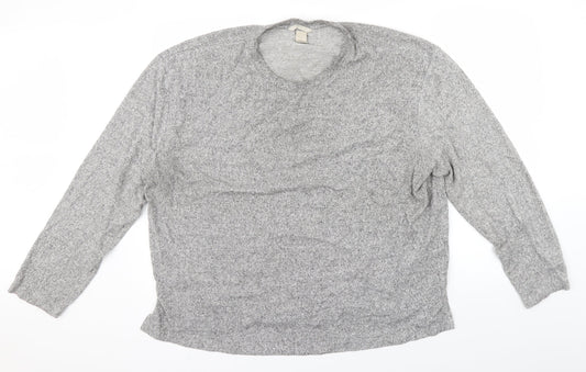 H&M Womens Grey   Pullover Jumper Size XL
