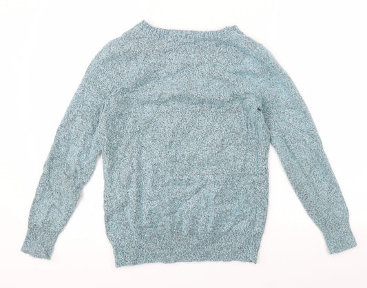 Bonmarché Womens Blue   Pullover Jumper Size S