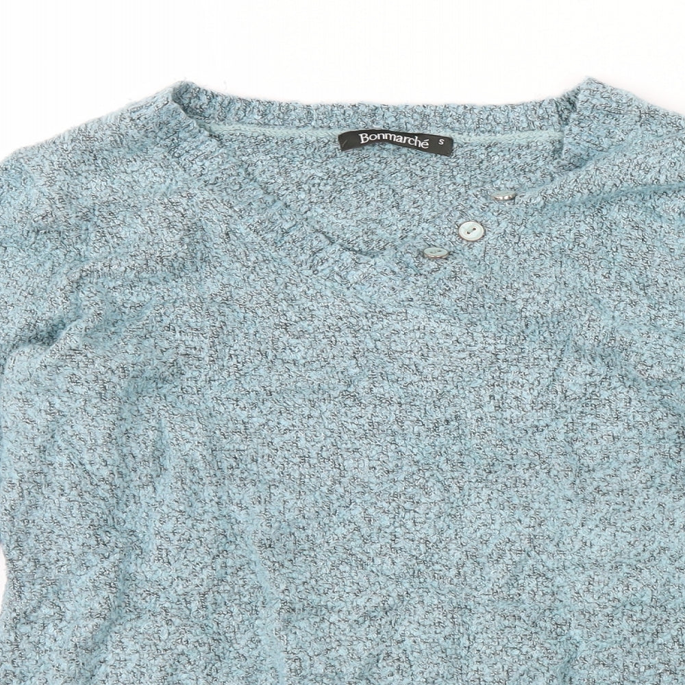 Bonmarché Womens Blue   Pullover Jumper Size S