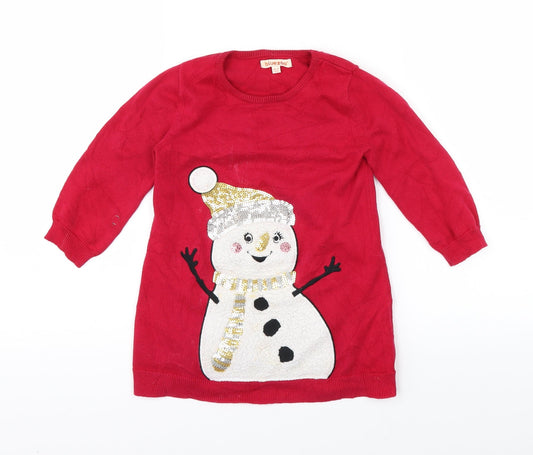 Blue Zoo Baby Red   Pullover Jumper Size 18-24 Months