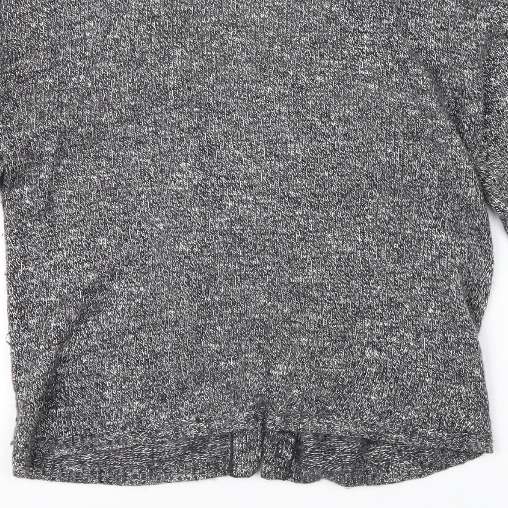 Offshoot Womens Grey   Cardigan Jumper Size S