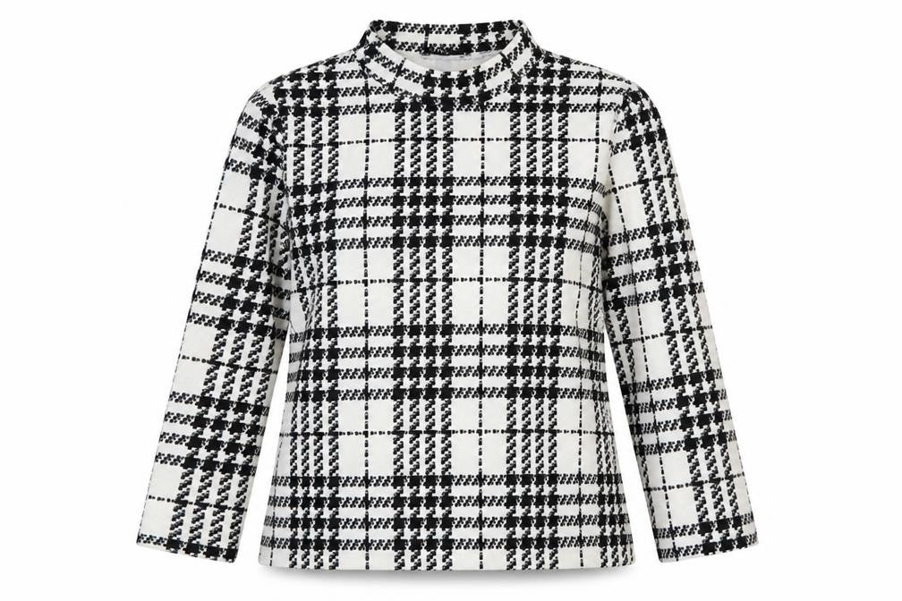 SheIn Womens Multicoloured Check  Basic Blouse Size M