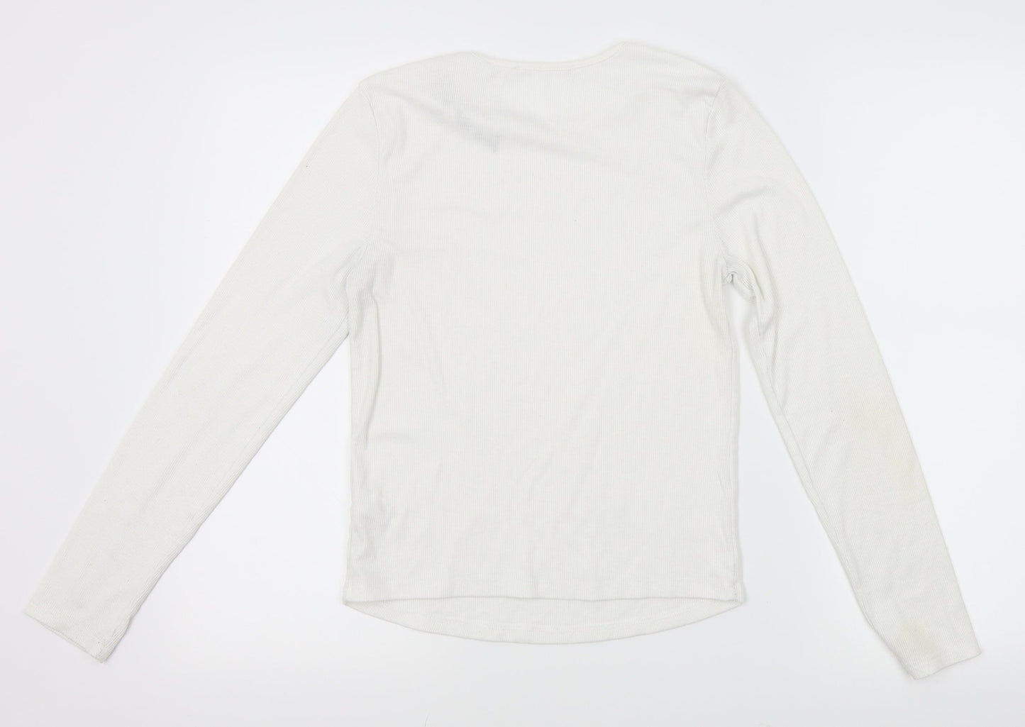 George Girls White   Pullover Jumper Size 13-14 Years