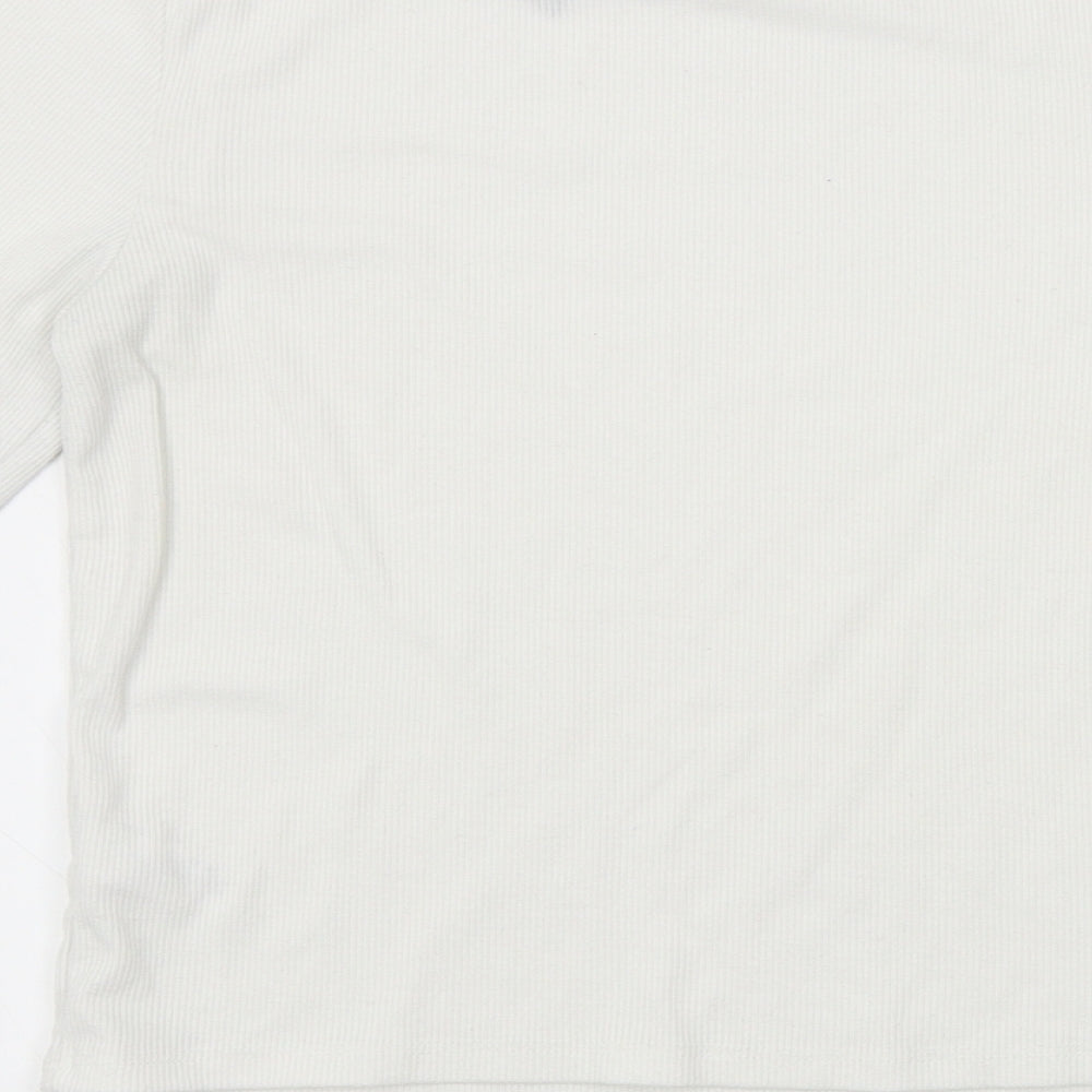 George Girls White   Pullover Jumper Size 13-14 Years