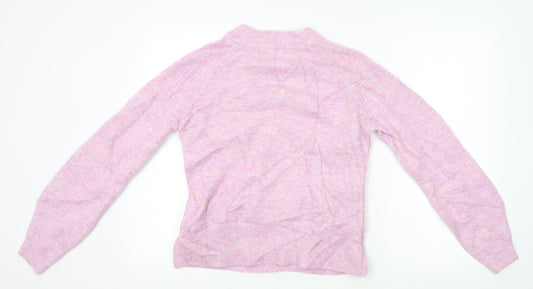 m&s Womens Pink  Knit Pullover Jumper Size S