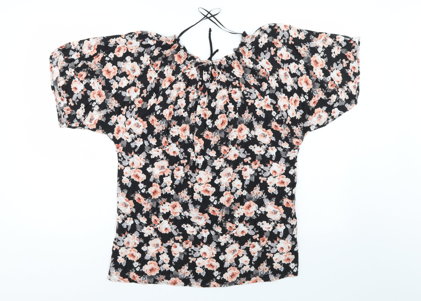 Select Womens Multicoloured Floral  Basic Blouse Size 12