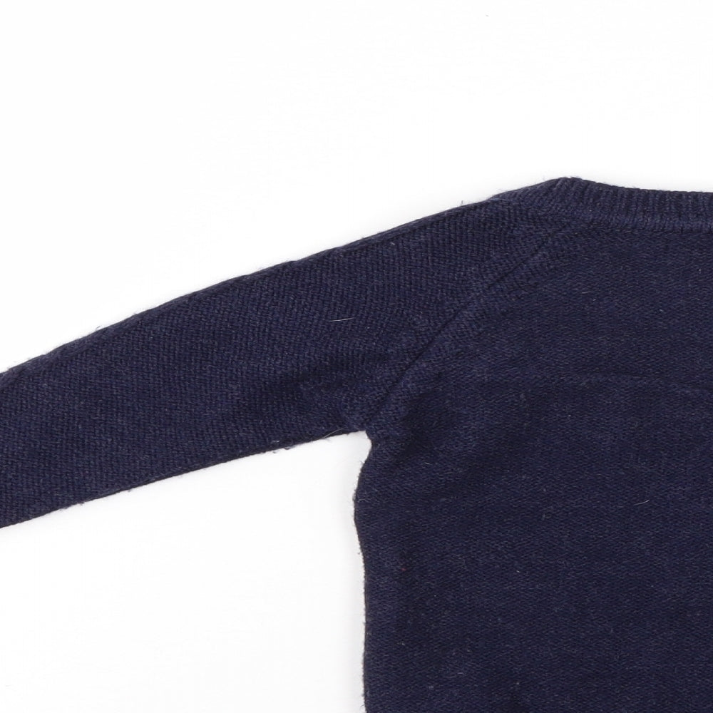 Preworn Boys Blue Fair Isle  Pullover Jumper